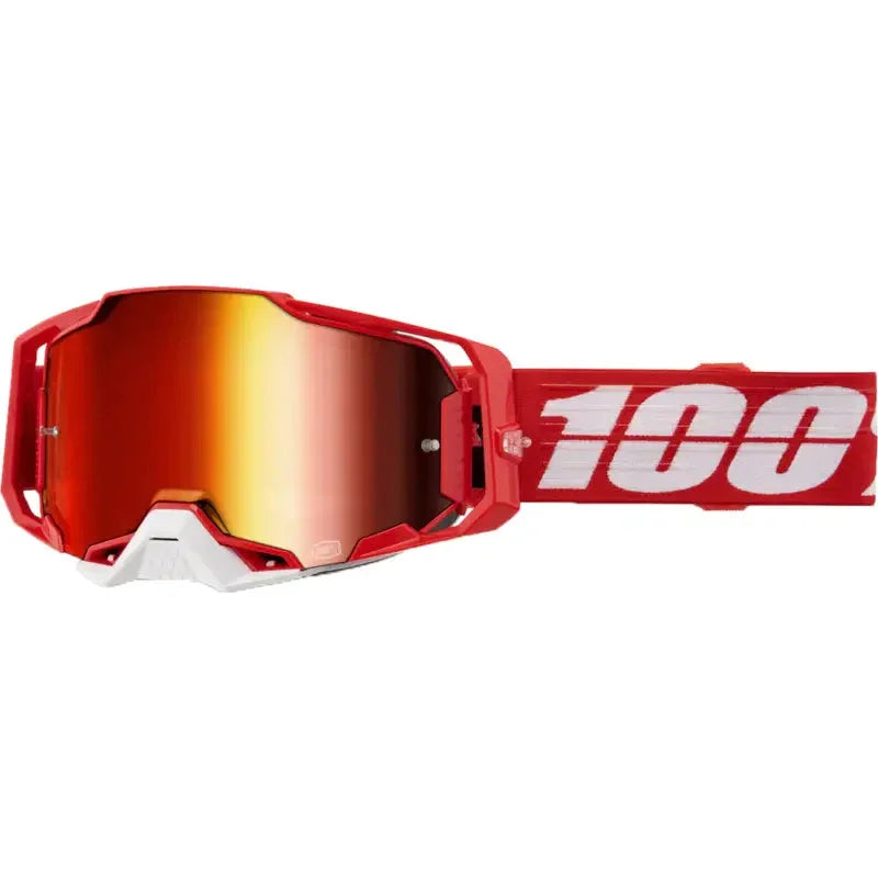 100% Armega Goggle C-Bad - Mirror Red Lens