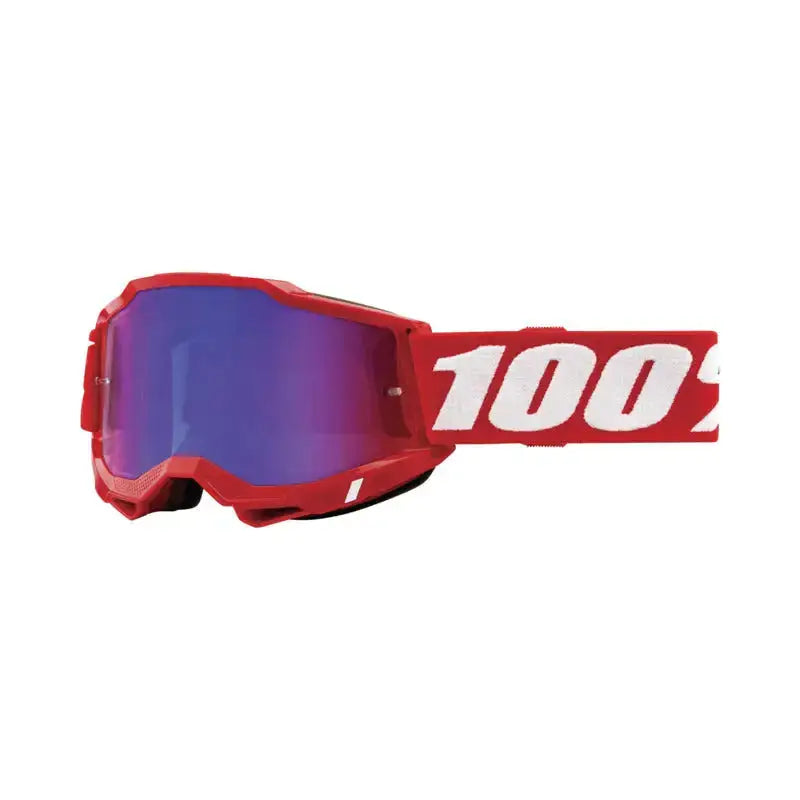 100% Accuri 2 Goggle Neon/Red - Mirror