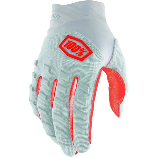 100% AIRMATIC Gloves - Silver - silber / S