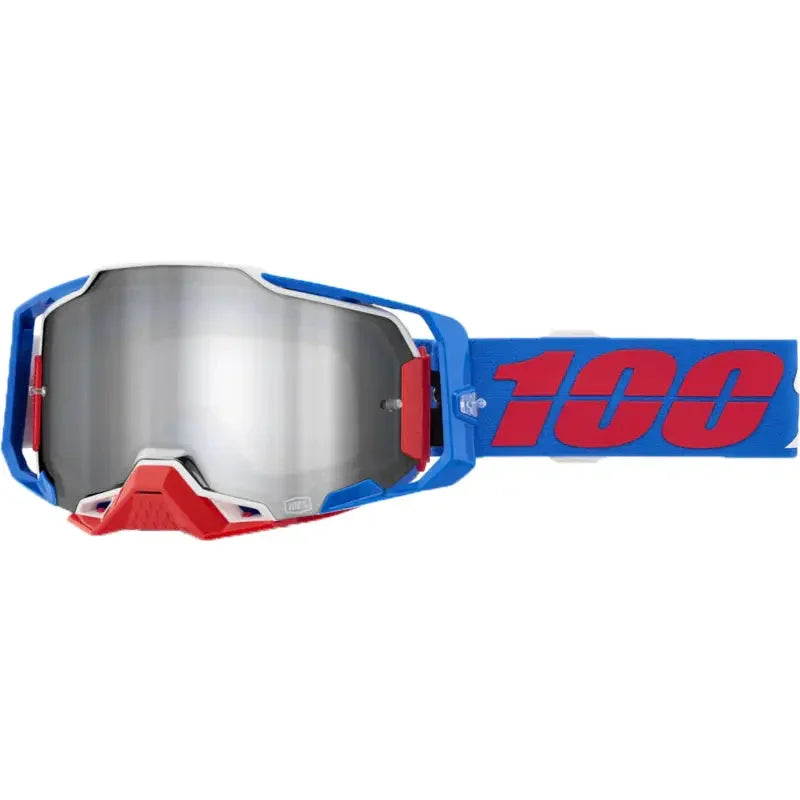 100% Armega Goggle Ironclad - Mirror Silver Lens