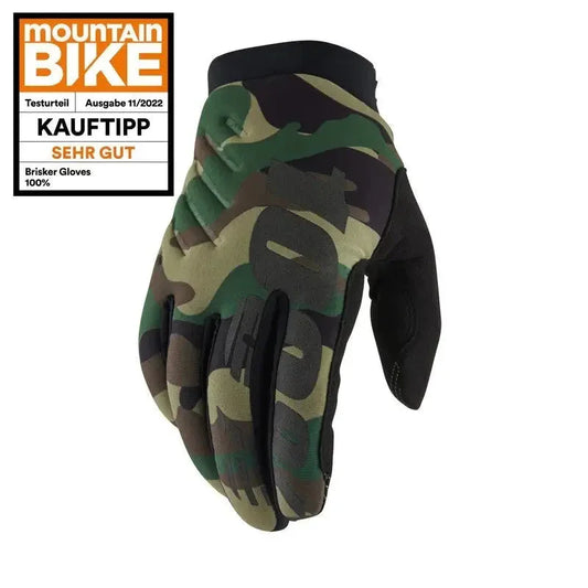 100% Brisker Gloves - camo / S