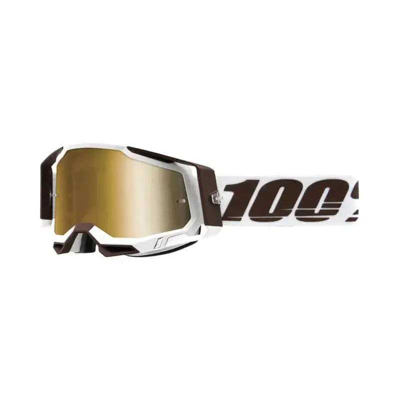 100% Racecraft 2 Goggle Snowbird - Mirror Gold