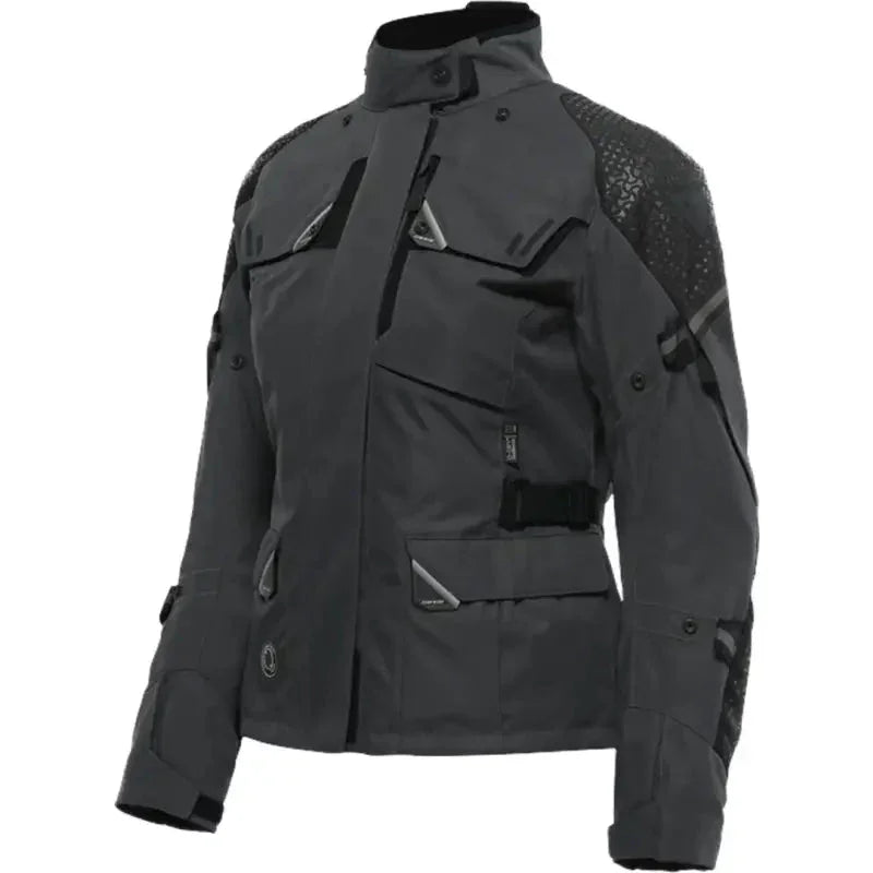 Damen D-Dry Jacke Ladakh 3L - grau-schwarz / 38