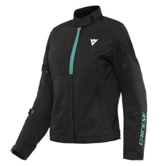 Damen Jacke TEX RISOLUTA AIR - schwarz-türkis / 40