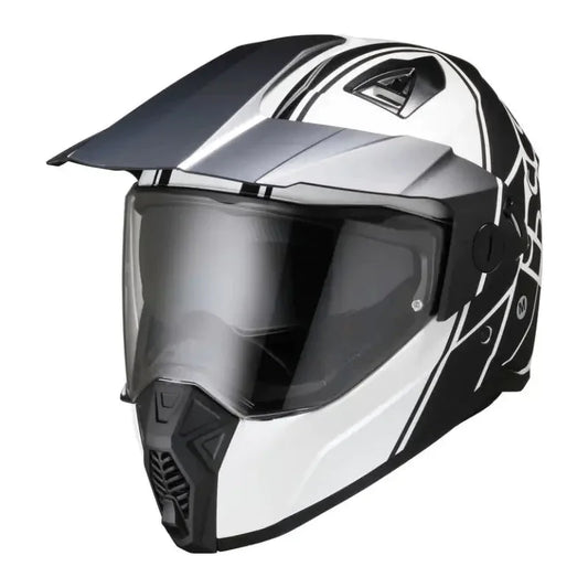 Endurohelm iXS208 2.0 - schwarz-weiss / XS