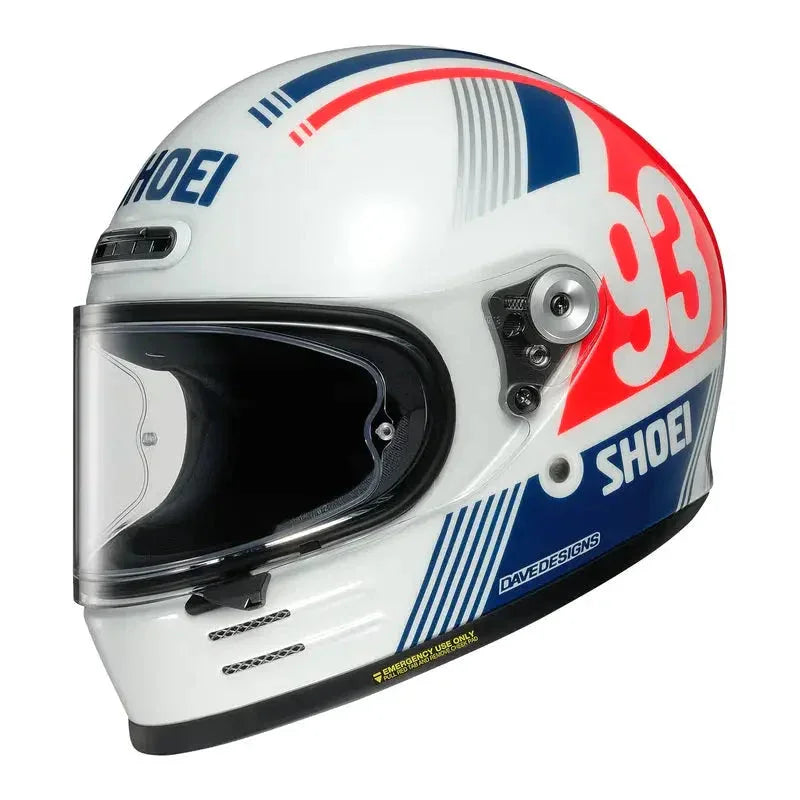 Integralhelm Glamster MM93 Retro - weiss / XS