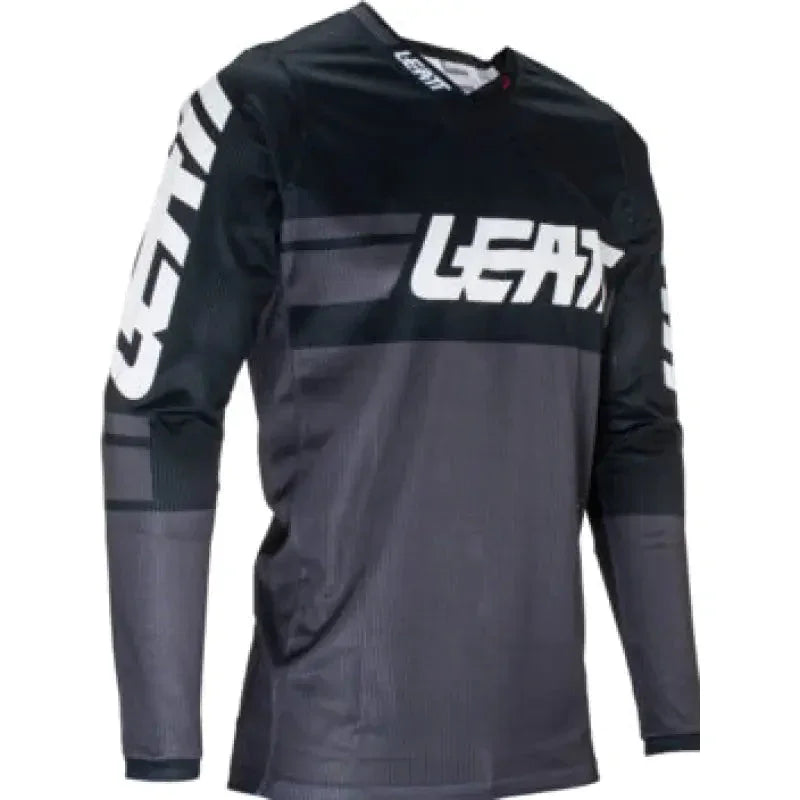 Jersey Moto 4.5 X-Flow - grau-schwarz-weiss / S