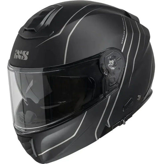 Klapphelm iXS460 FG 2.0 - grau-schwarz / XS