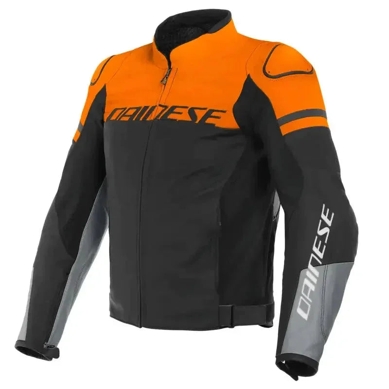 Lederjacke AGILE - orange / 48