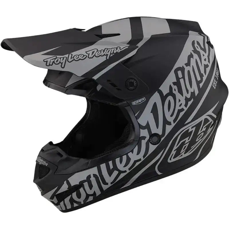 Motocross GP Helmet - schwarz-grau / M