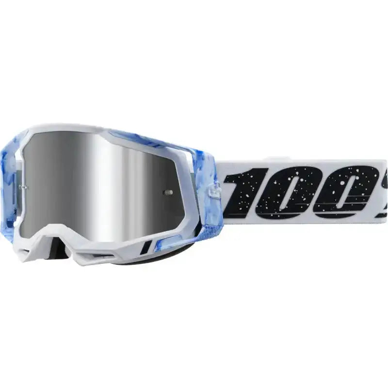 RACECRAFT 2 Goggle Mixos - Mirror Silver Flash Lens