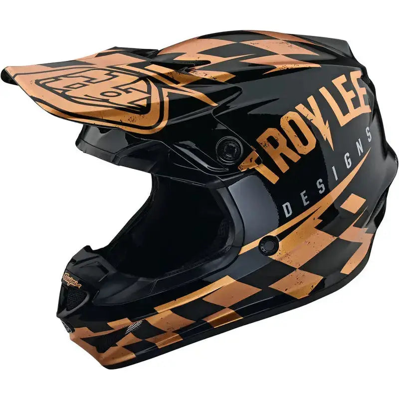 SE4 Polyacrylite Helmet Mips - gold-schwarz / XS