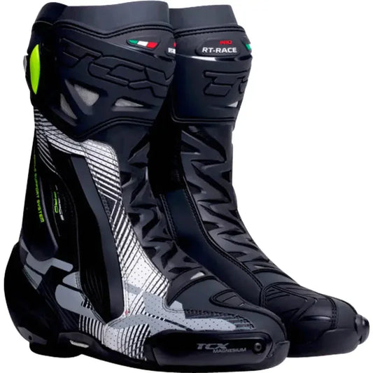 Stiefel RT-Race Pro Air - grau-schwarz-weiss / 40