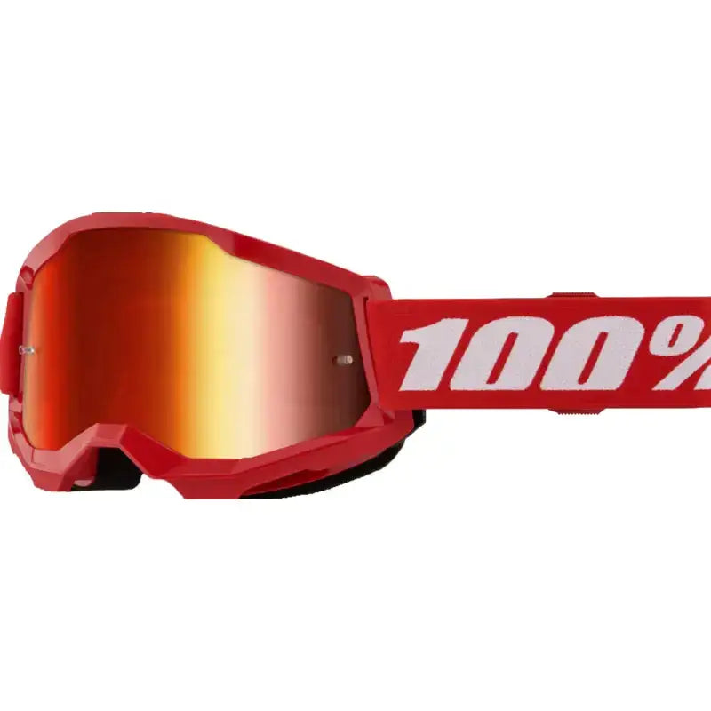 STRATA 2 Goggle Red - Mirror Lens - rot