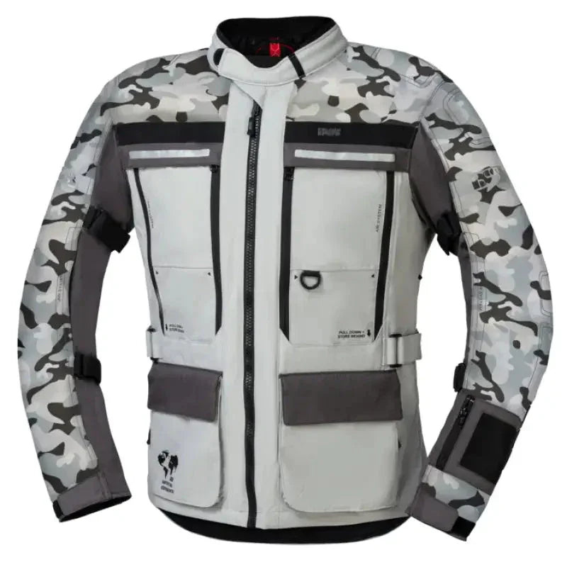 Tour Jacke Montevideo-Air 3.0 - hellgrau-camo / S